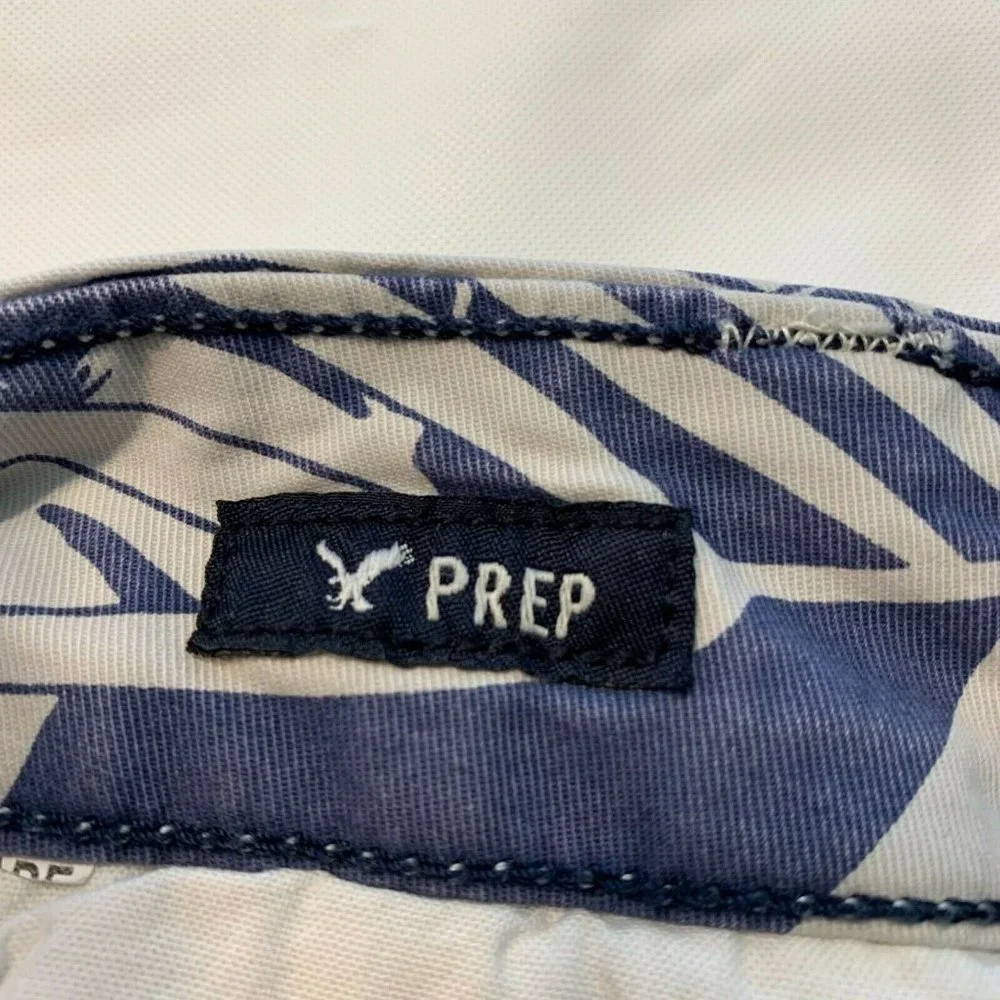 American Eagle PREP Chino Shorts‎ Stretch Tropical